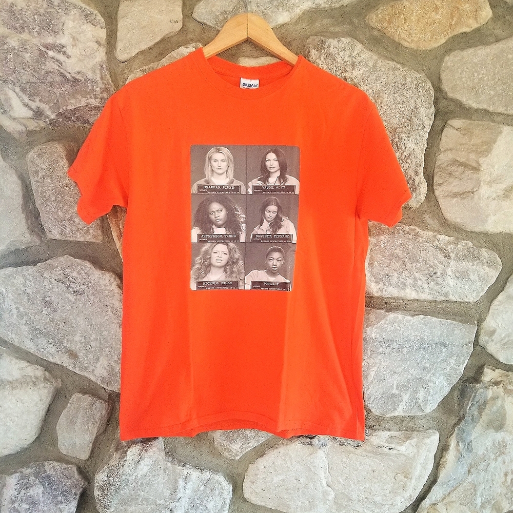 Orange is the New Black Mug Shot T-shirt medium